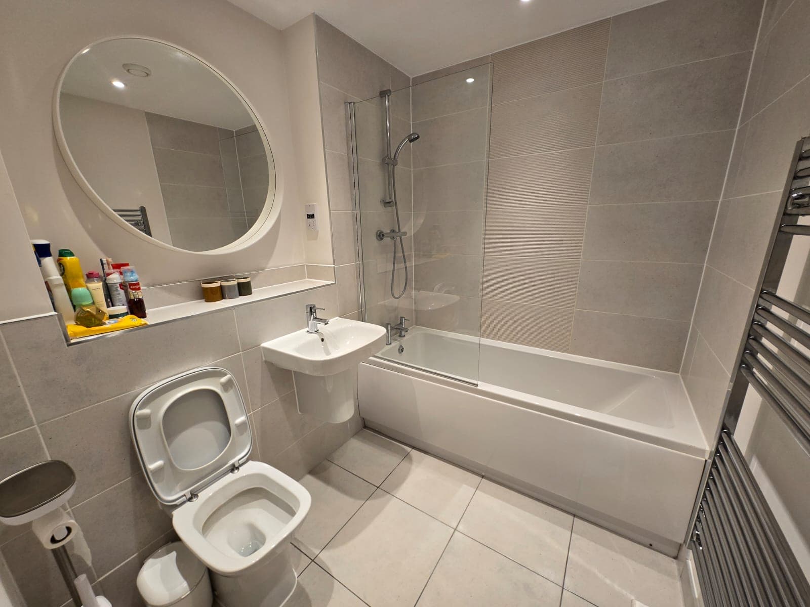 Bathroom after cleaning
