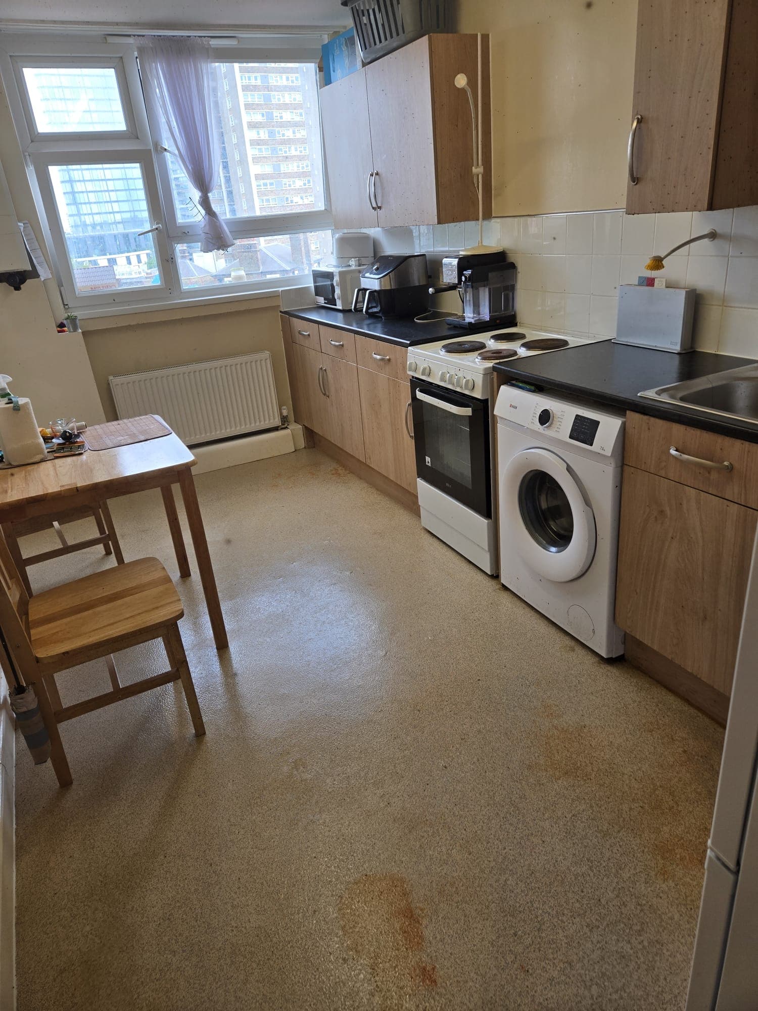 Kitchen after cleaning